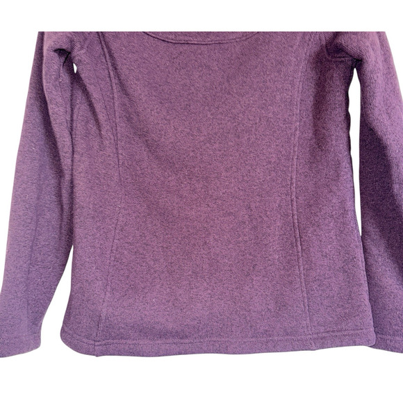 The North Face Sz‎ M 1.4 Zip Pullover Fleece Lined Coze Outdoor Cabincore - Picture 6 of 9